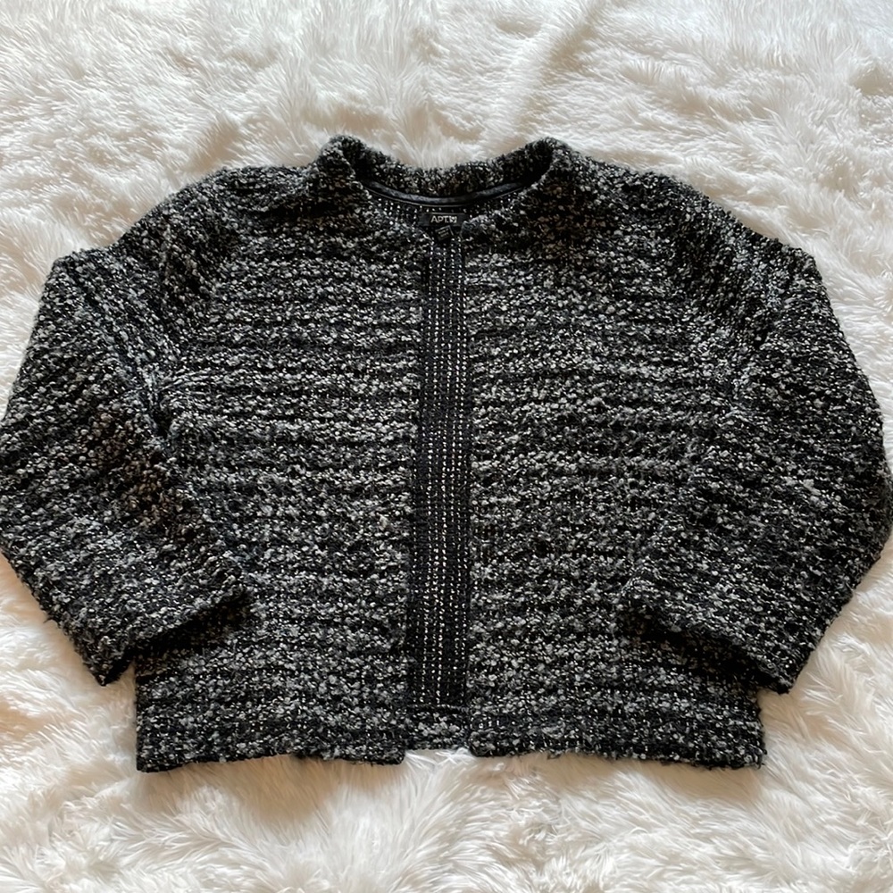 APT 9 black and gray jacket size medium